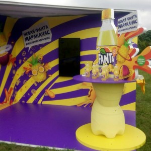 Изготовление объёмной бутылки для FANTA